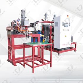 Strainer sealing strip pouring machine