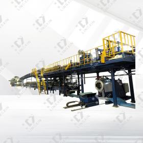 Color steel tile production line